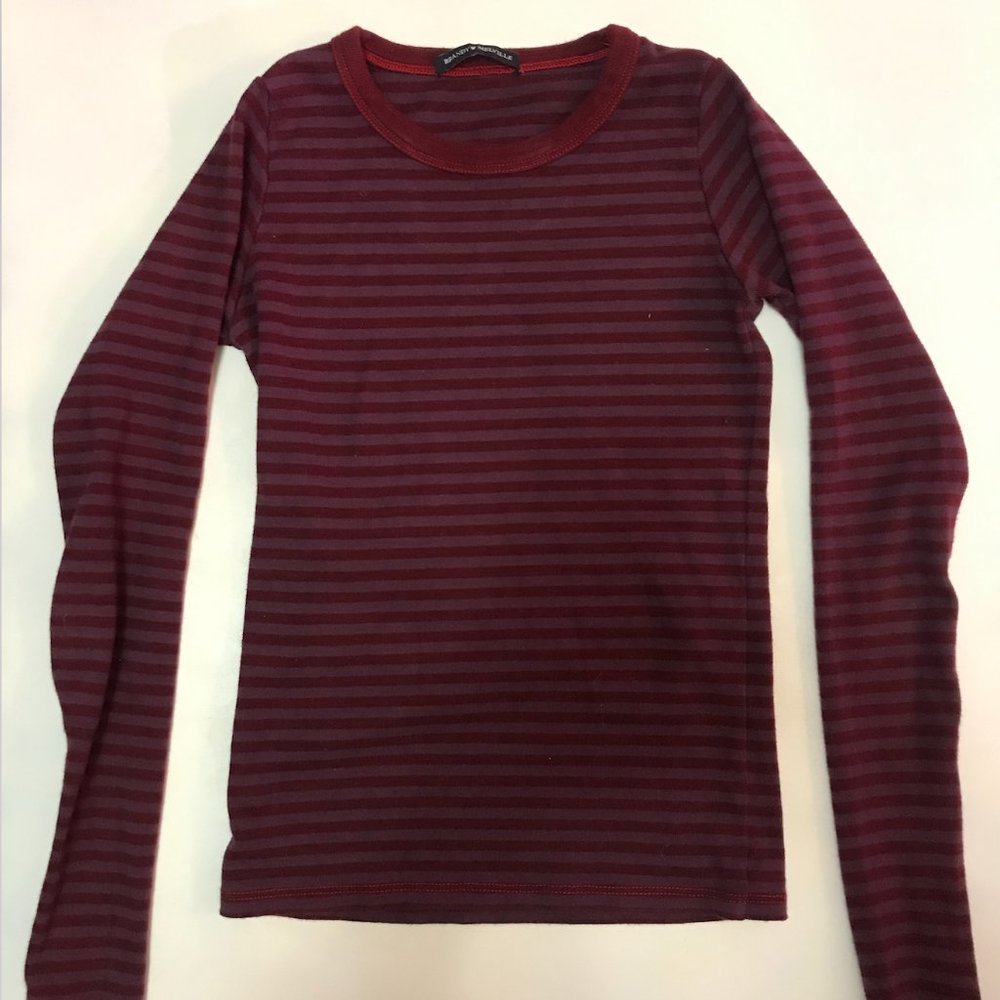 BRANDY MELVILLE striped long sleeve shirt
